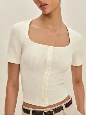 Reformation Kaiden Knit Top